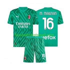 Fußballtrikots AC Mailand Mike Maignan 16 Torwart Kinder 2023-2024 Kurzarm Heimtrikotsatz kaufen